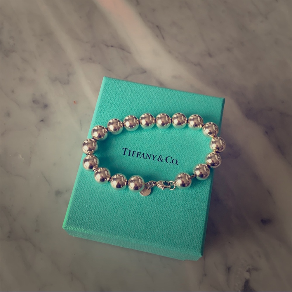 Tiffany & Co Sterling Silver Bead Ball Bracelet
